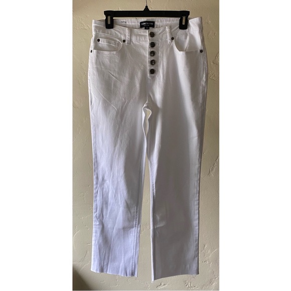 New White Denim Kenneth Cole Cutoff Pants - Picture 2 of 4